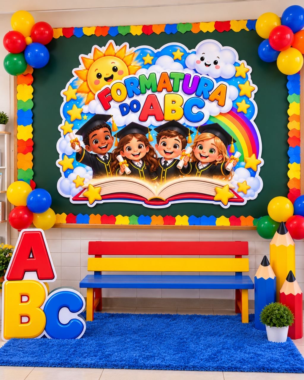 🎓🌈 PAINEL FORMATURA DO ABC - Imagem 2