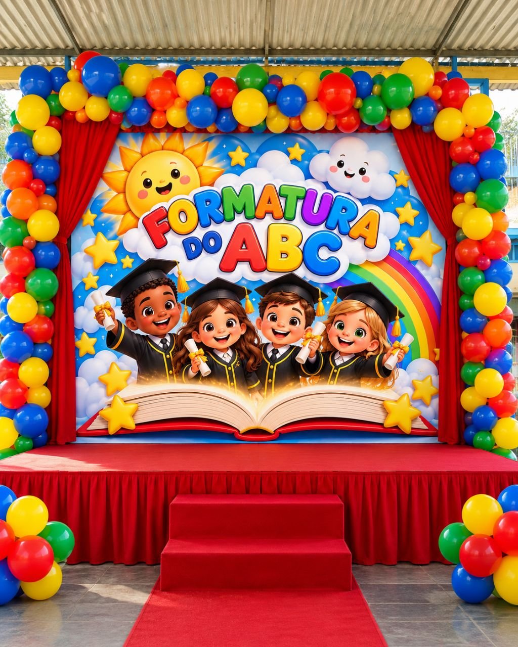 🎓🌈 PAINEL FORMATURA DO ABC - Imagem 4